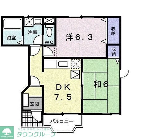 レジデンス・プレインBの物件間取画像